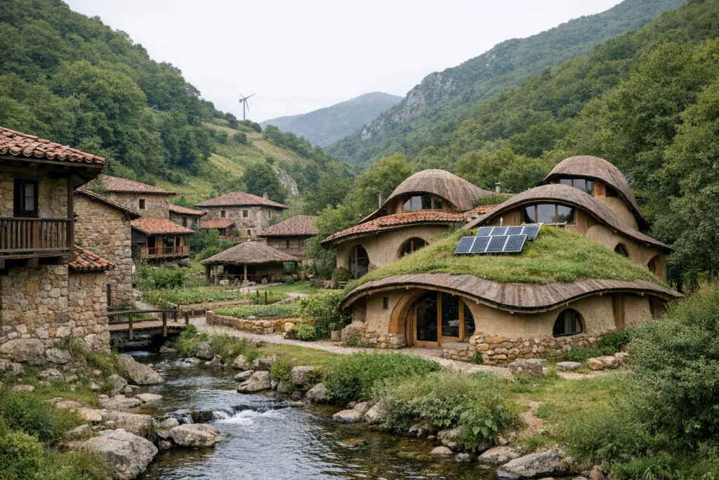 Asturien bietet viel unberührte Natur, vergleichsweise geringe Bewölkungsdichte und große verfügbare Flächen.
